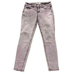LEI Emma Jeggings JRs‎ Size 13 Regular Lavender/Gray Acid Wash Skinny Fit Jeans